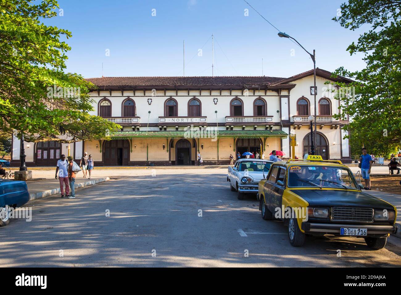 Cuba, Ciego de Ávila Province, Moron, Railway station Stock Photo