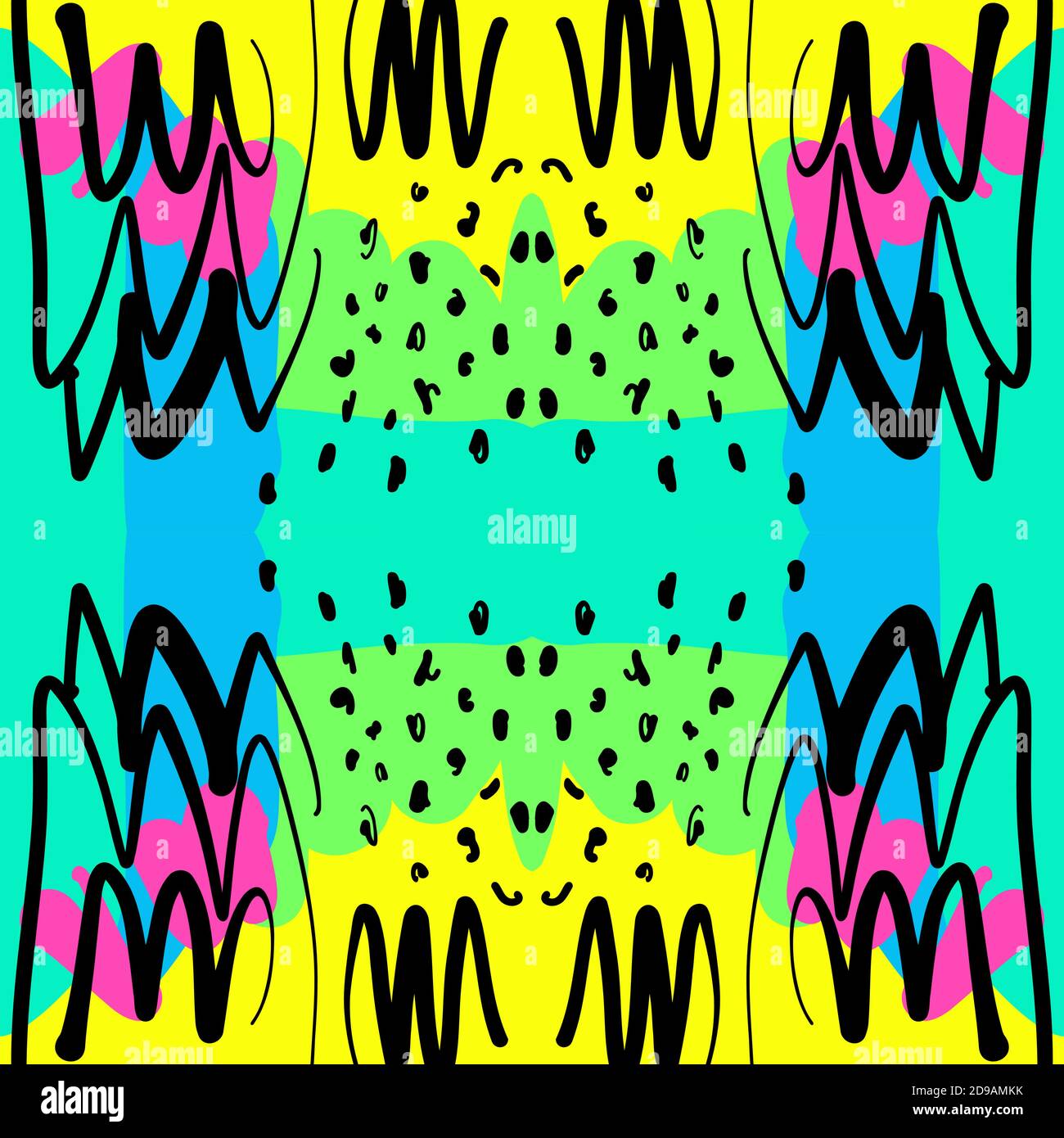 Abstract background seamless pattern , vector illustration . Free hand ...