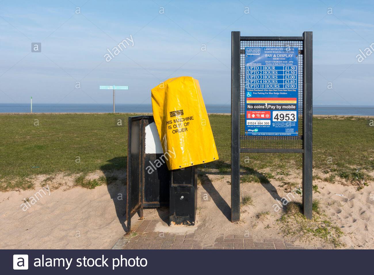 Pay And Display Ticket Car High Resolution Stock Photography and Images