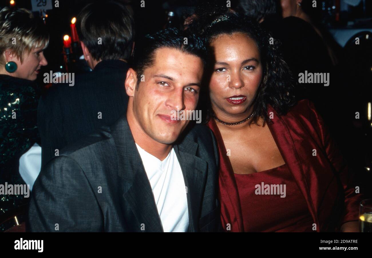 mirco nontschew und begleitung beim ufa filmball in neuss deutschland 1998 stock photo alamy