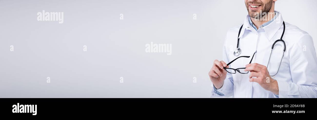 Cropped view doctor positive hi-res stock photography and images - Alamy