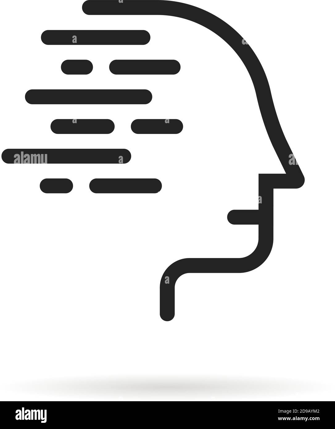 simple black linear human logo Stock Vector Image & Art - Alamy