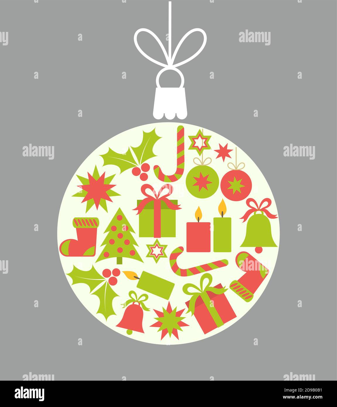 Christmas ball ornament. Vector illustration Stock Vector Image & Art ...