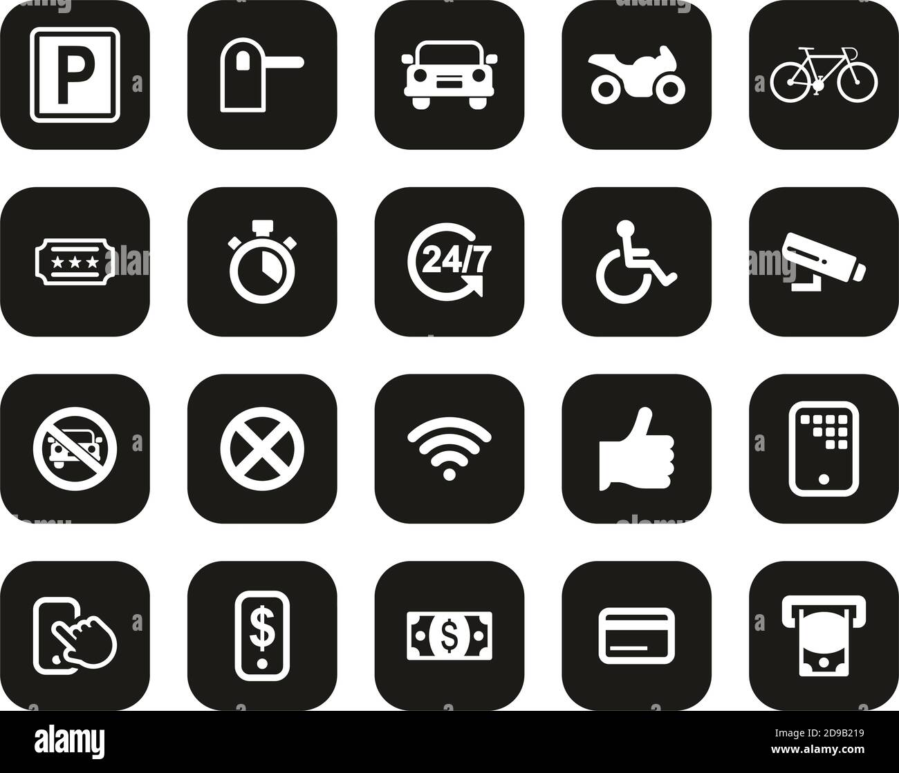 Bike parking ticket Stock Vector Images - Alamy