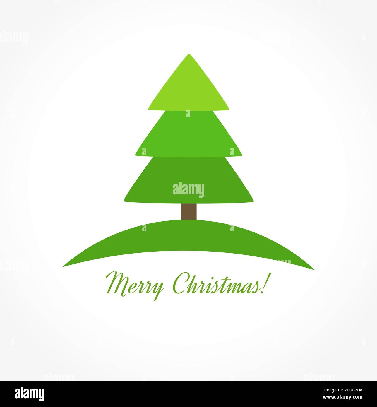 Christmas tree icon. Vector illustration Stock Vector Image & Art - Alamy