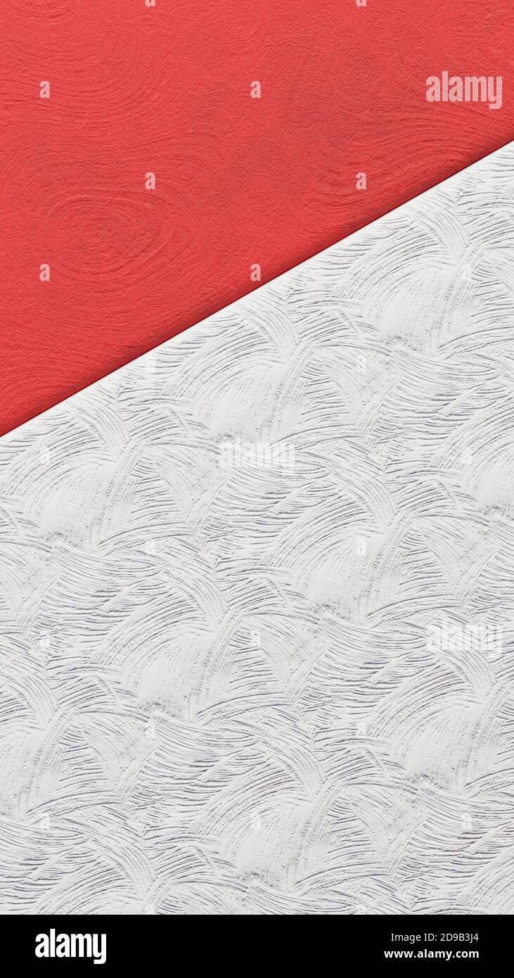 Beautiful abstract background for instagram stories or post. Red and white  plaster. Empty mockup for fashion, cosmetics, cosmetology or food product  presentation Stock Photo - Alamy