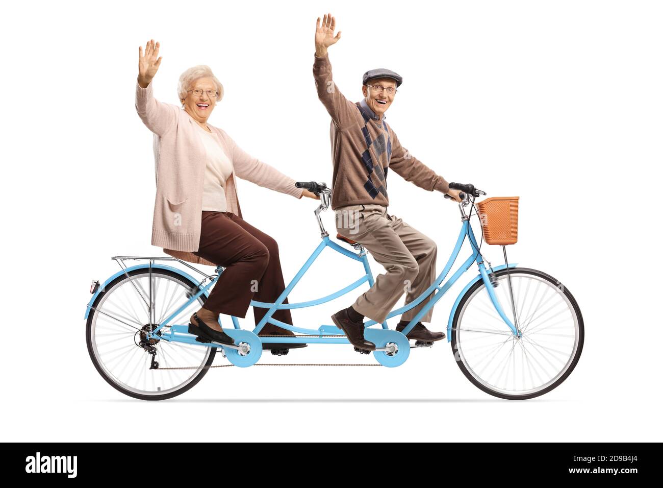 Tandem bike couple hi-res stock photography and images - Alamy