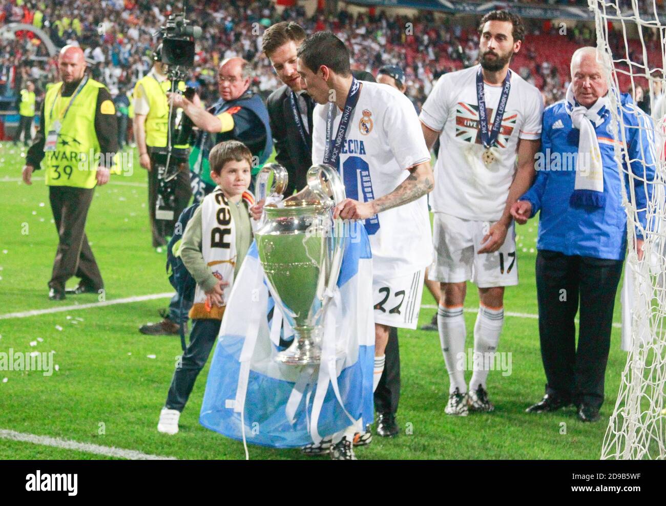 Angel Di Maria of Real Madrid during the Champion League Finale 2013 - 2014  ,Estádio da Luz, Lisbonne on MAY 24 2014 in Lisbonne ,Portugal - Photo  Laurent Lairys/ DPPI Stock Photo - Alamy