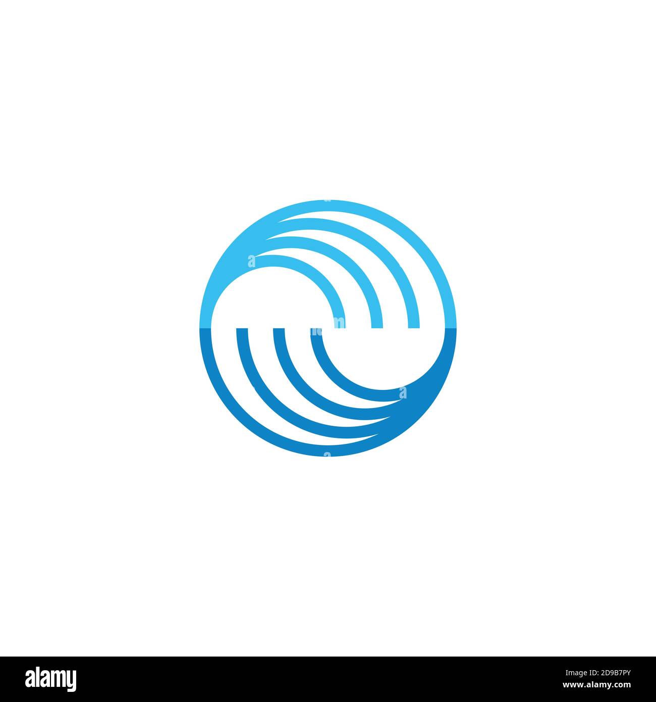 abstract mountain sun stripe geometric symbol logo vector Stock Vector