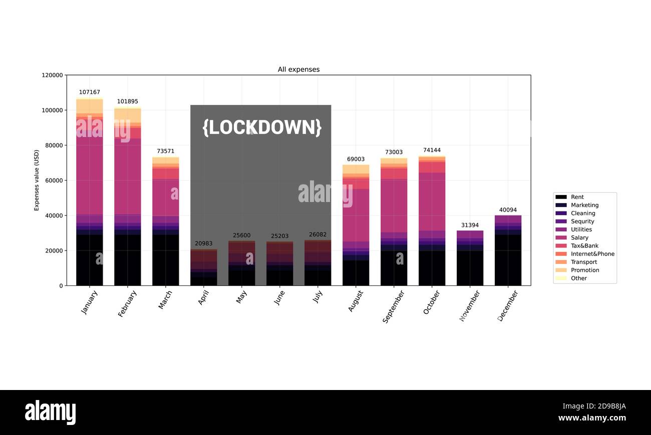 Chart graph diagram bar histograms Stock Vector