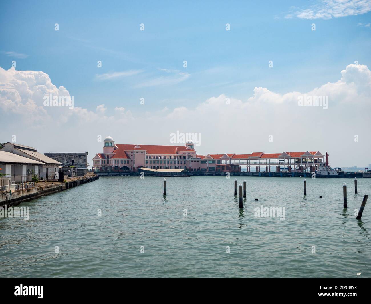 George Town, Penang Island, Malaysia [ Jetty pier in waterfront wharf ...