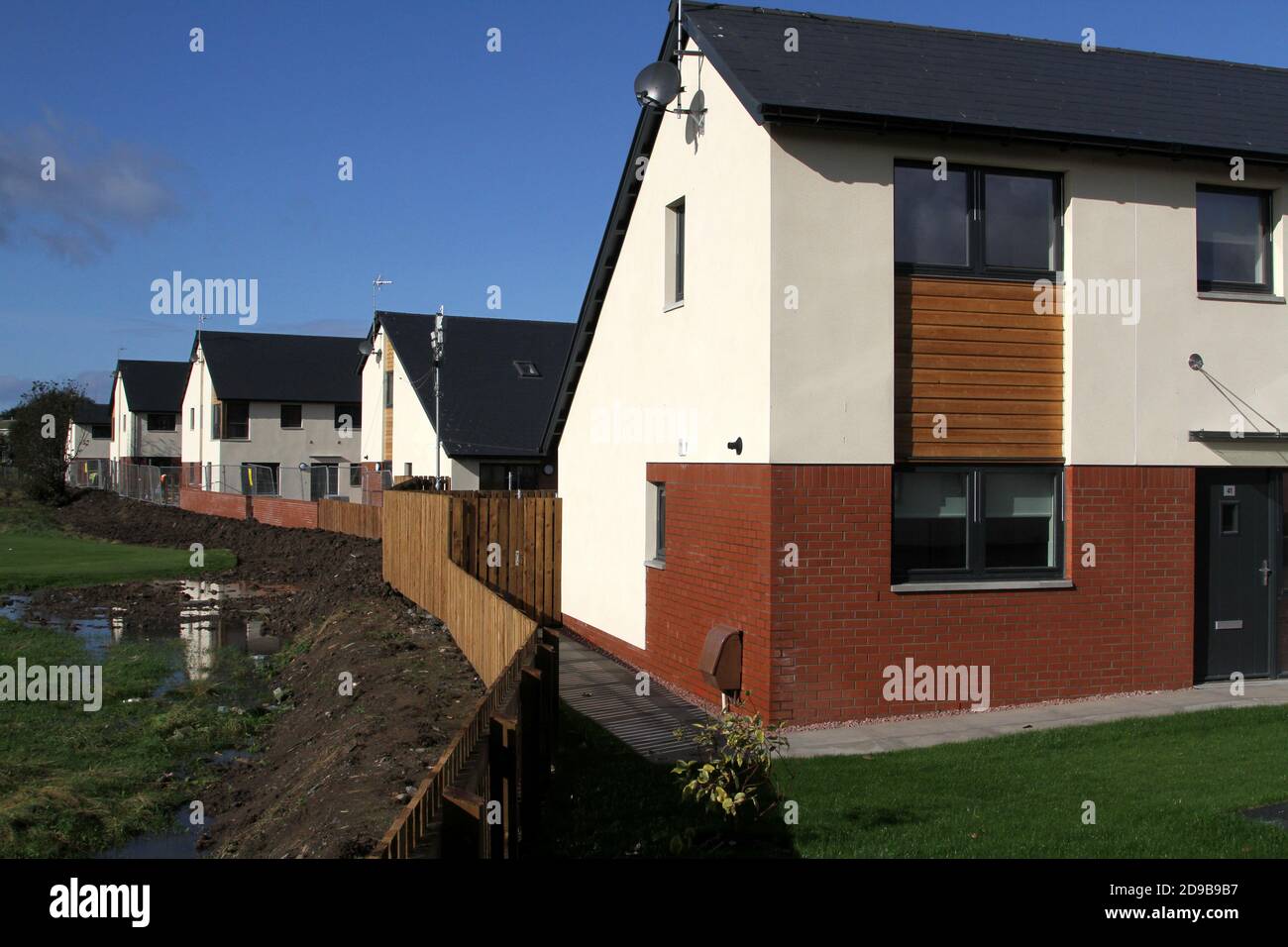 Ayr, Ayrshire, Scotland, UK South Ayrshire Council New Housing at