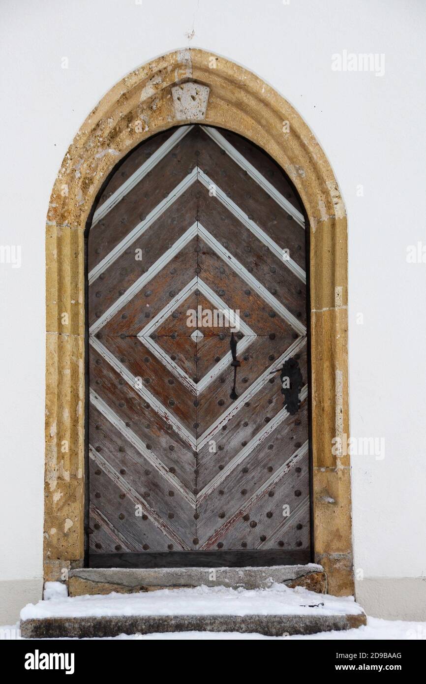 Shot ancient wooden door hi-res stock photography and images - Alamy
