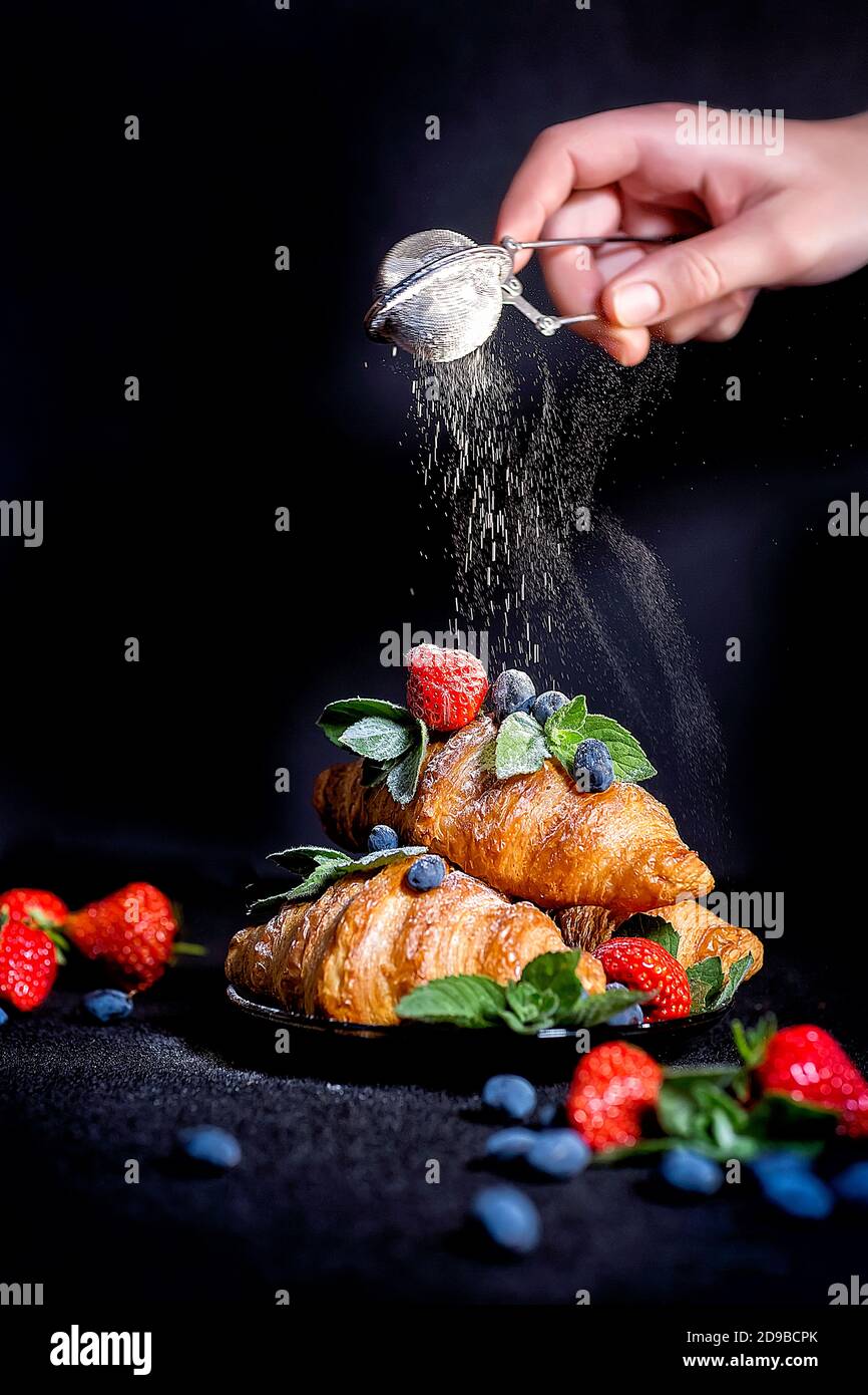 Fresh crisp croissant on hi-res stock photography and images - Alamy