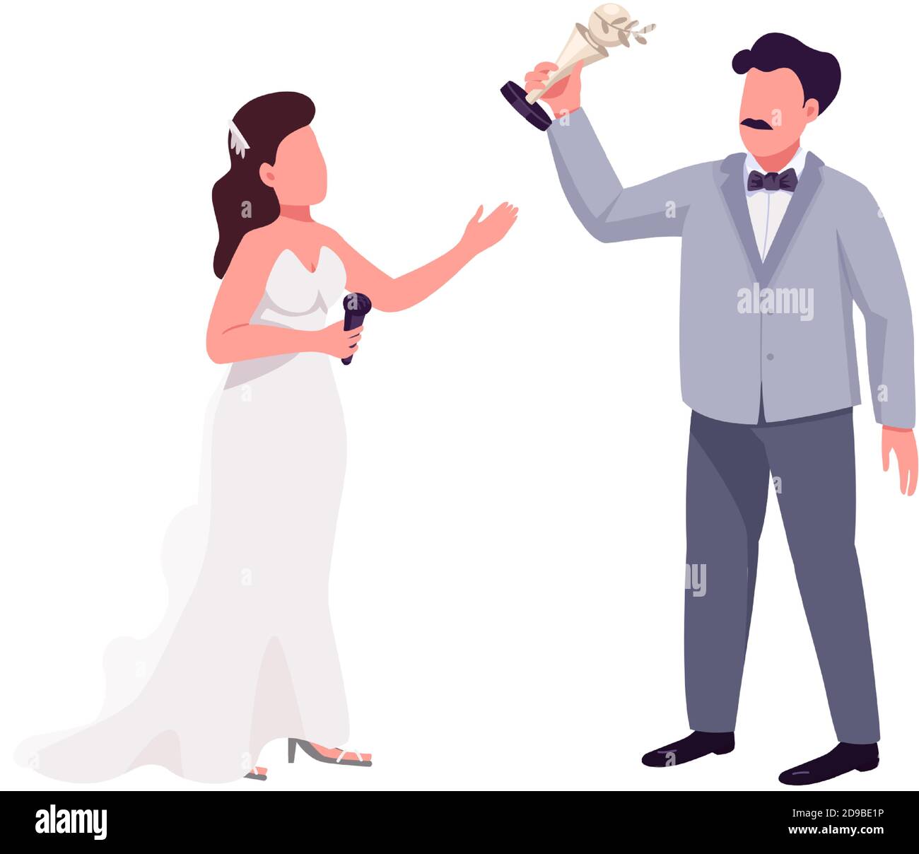 Award winner young adult statuette hi-res stock photography and images ...