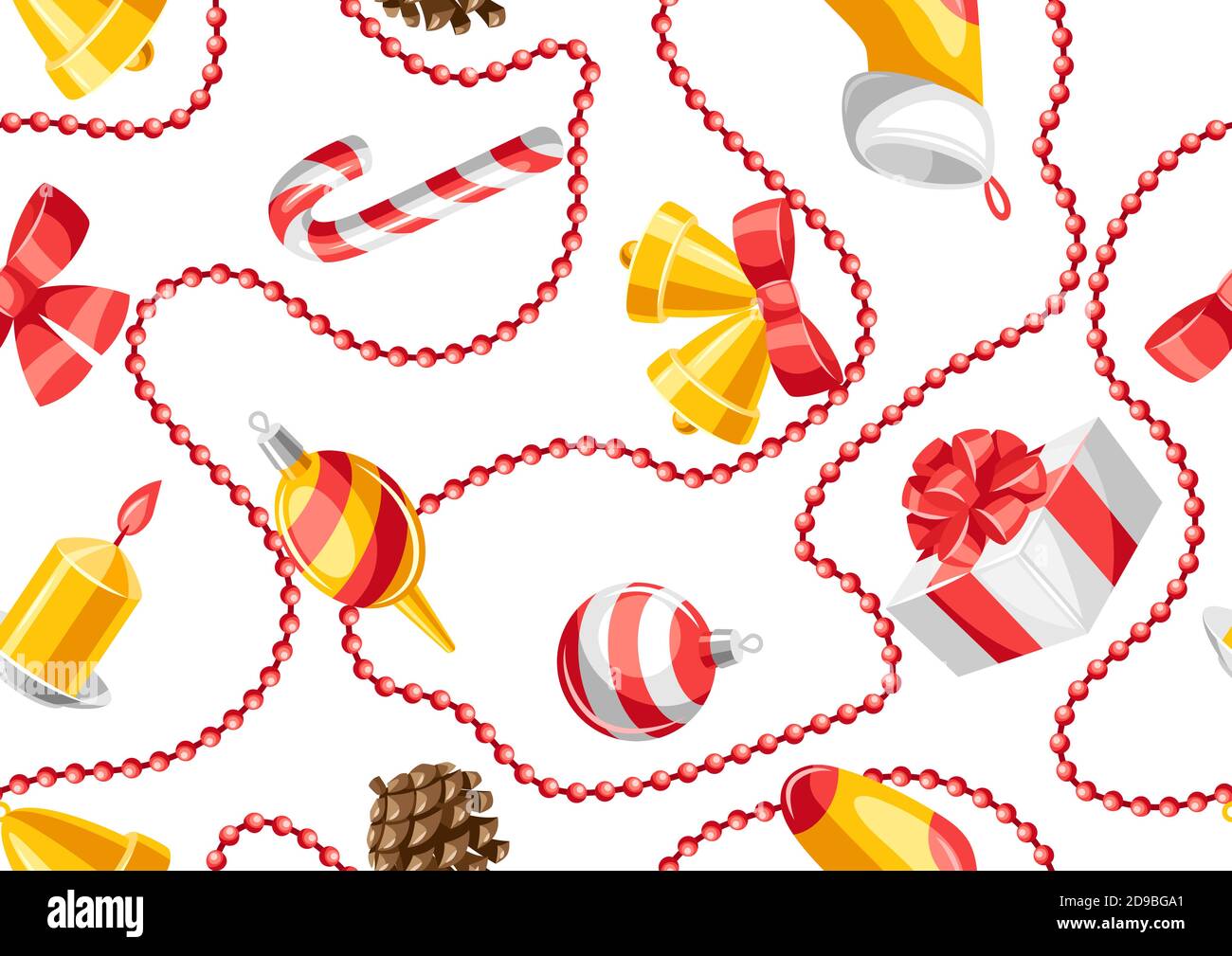 Merry Christmas seamless pattern Stock Vector Image & Art - Alamy