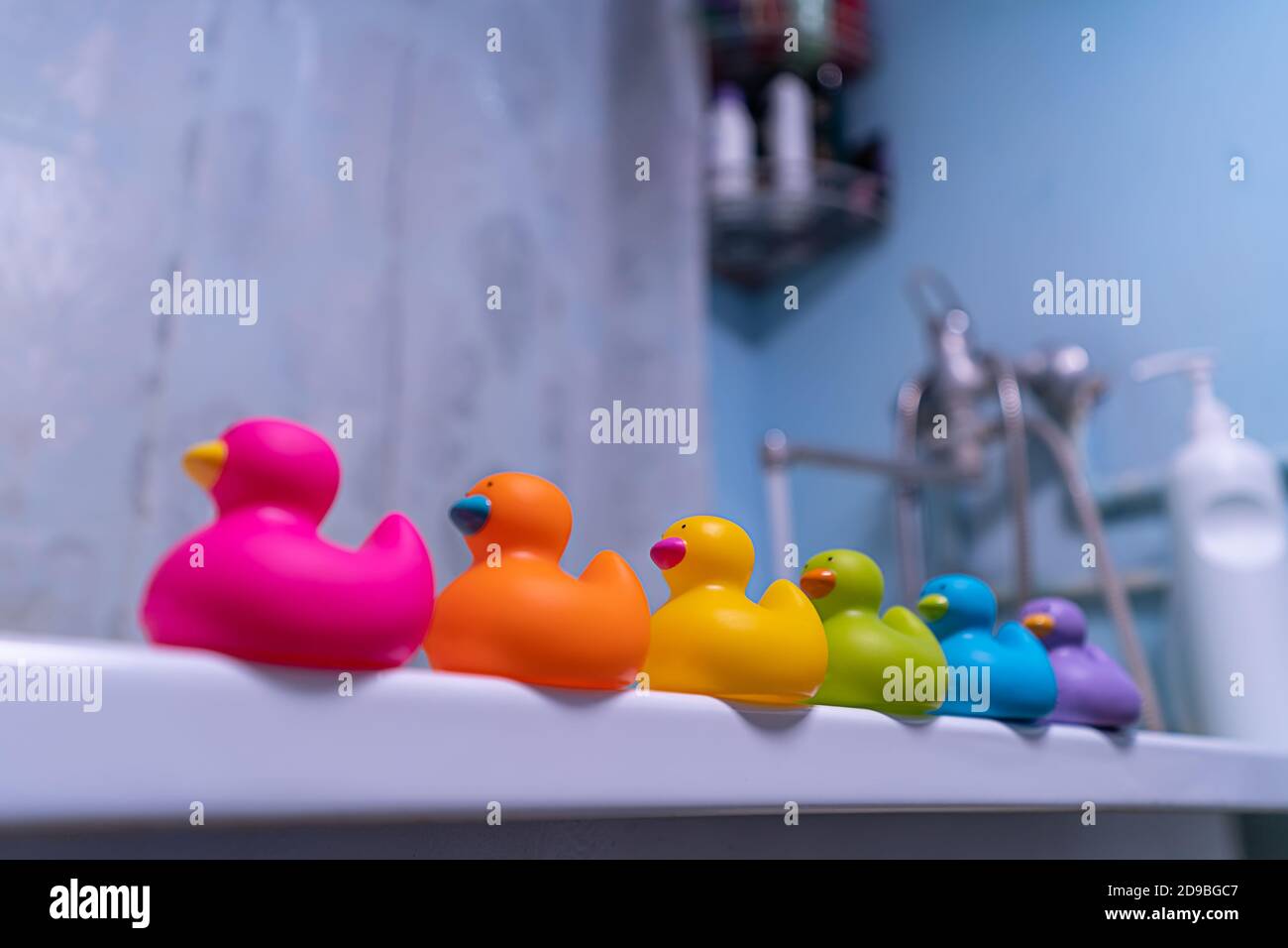 Rubber Toys In The Bathroom