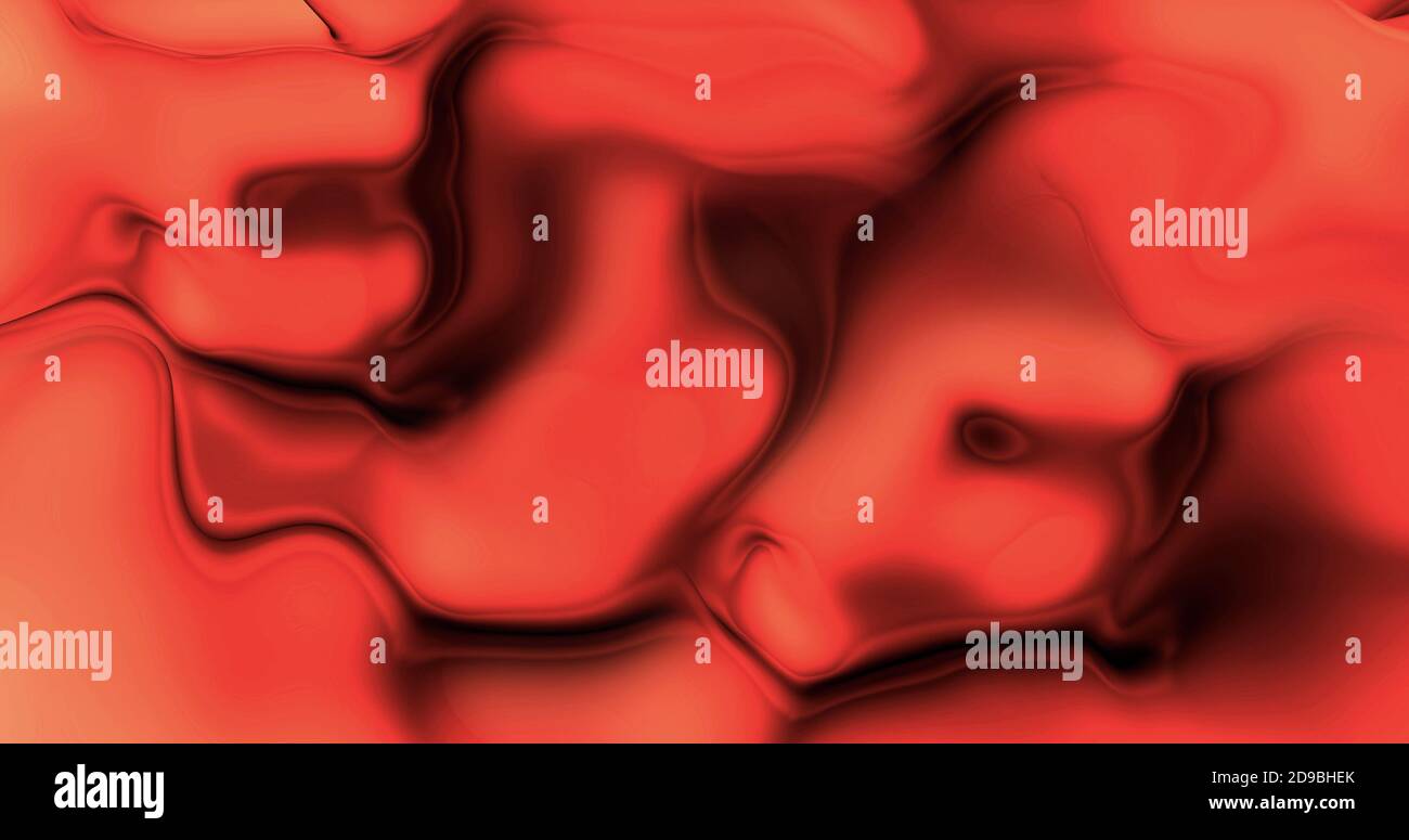 wavy abstract colorful Paint Ink Liquid. 3d depth wavy Liquid ...