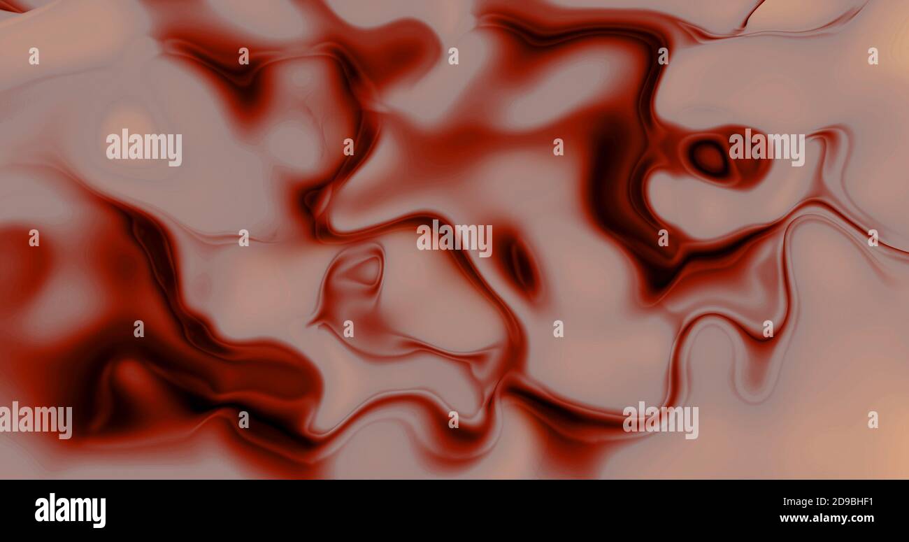 wavy abstract colorful Paint Ink Liquid. 3d depth wavy Liquid ...