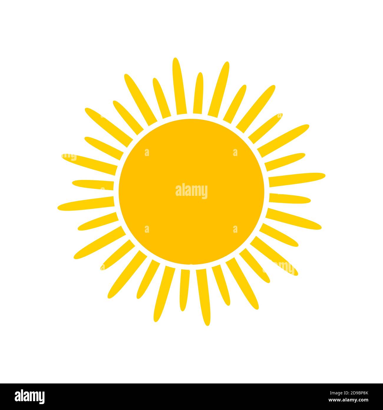 Sun icon. Vector illustration Stock Vector Image & Art - Alamy