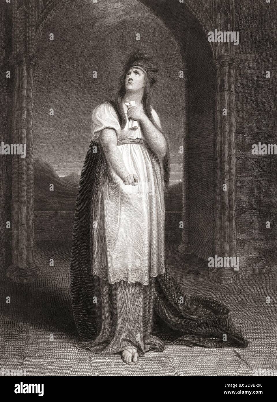 Lady Macbeth An Engraving By James Parker After A Painting By Richard 