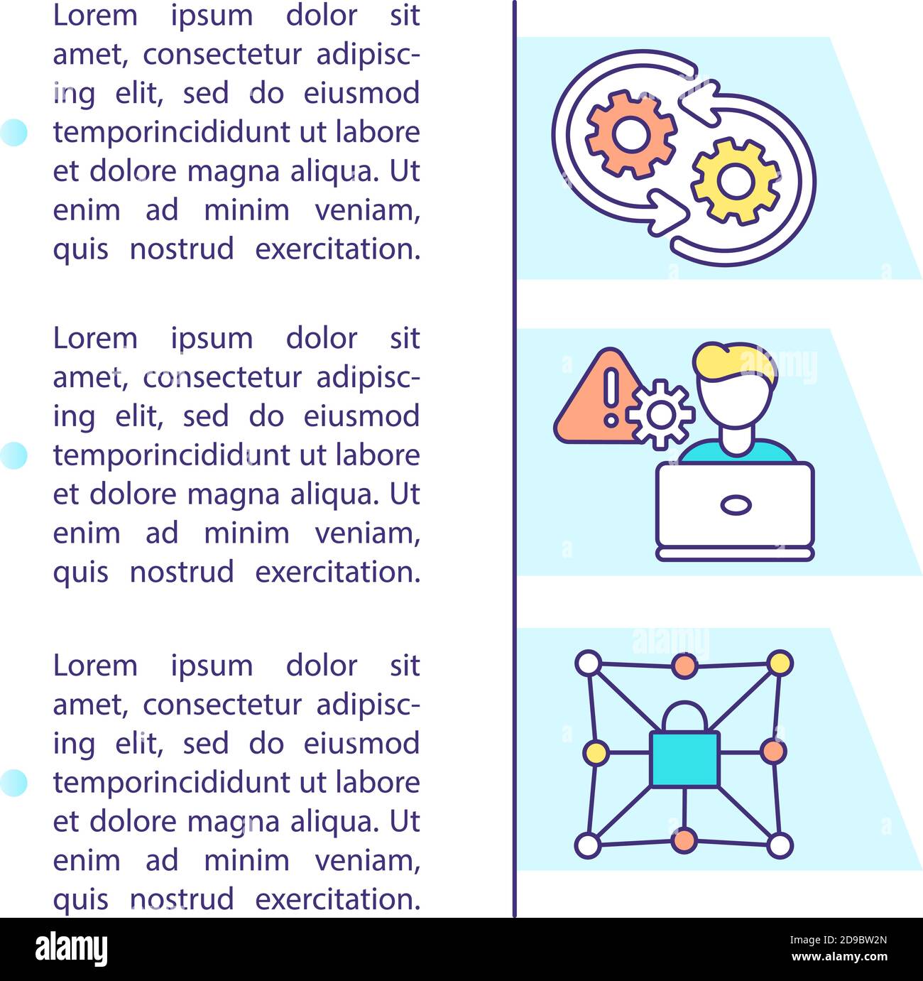 App maintenance concept icon with text Stock Vector