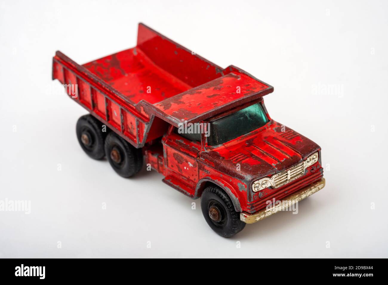 Vintage Matchbox Dodge dumper truck toy Stock Photo