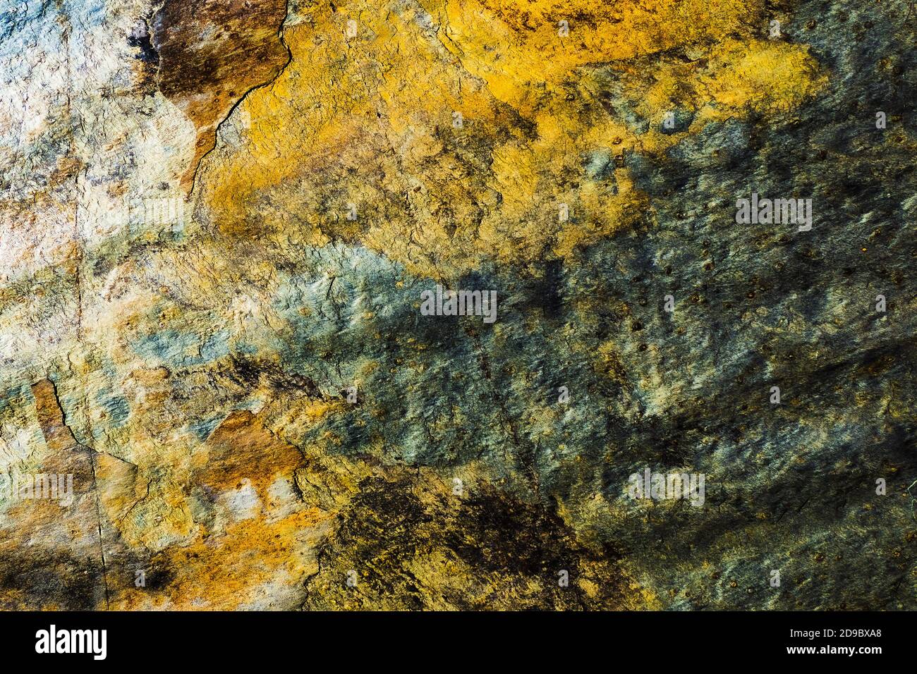 Dark Worn Rusty Metal Texture Background. Messy Surface Stock Photo
