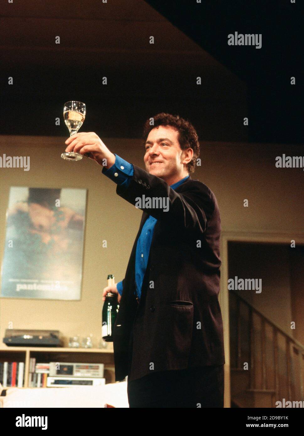 John Sessions (Daniel) in MY NIGHT WITH REG by Kevin Elyot at the Criterion Theatre, London SW1  21/11/1994  design: William Dudley  lighting: Jon Linstrum  director: Roger Michell Stock Photo