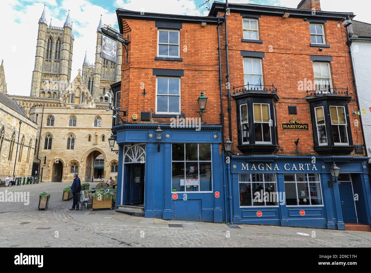 The Magna Carta pub or public house, City of Lincoln, Lincolnshire, England, UK Stock Photo