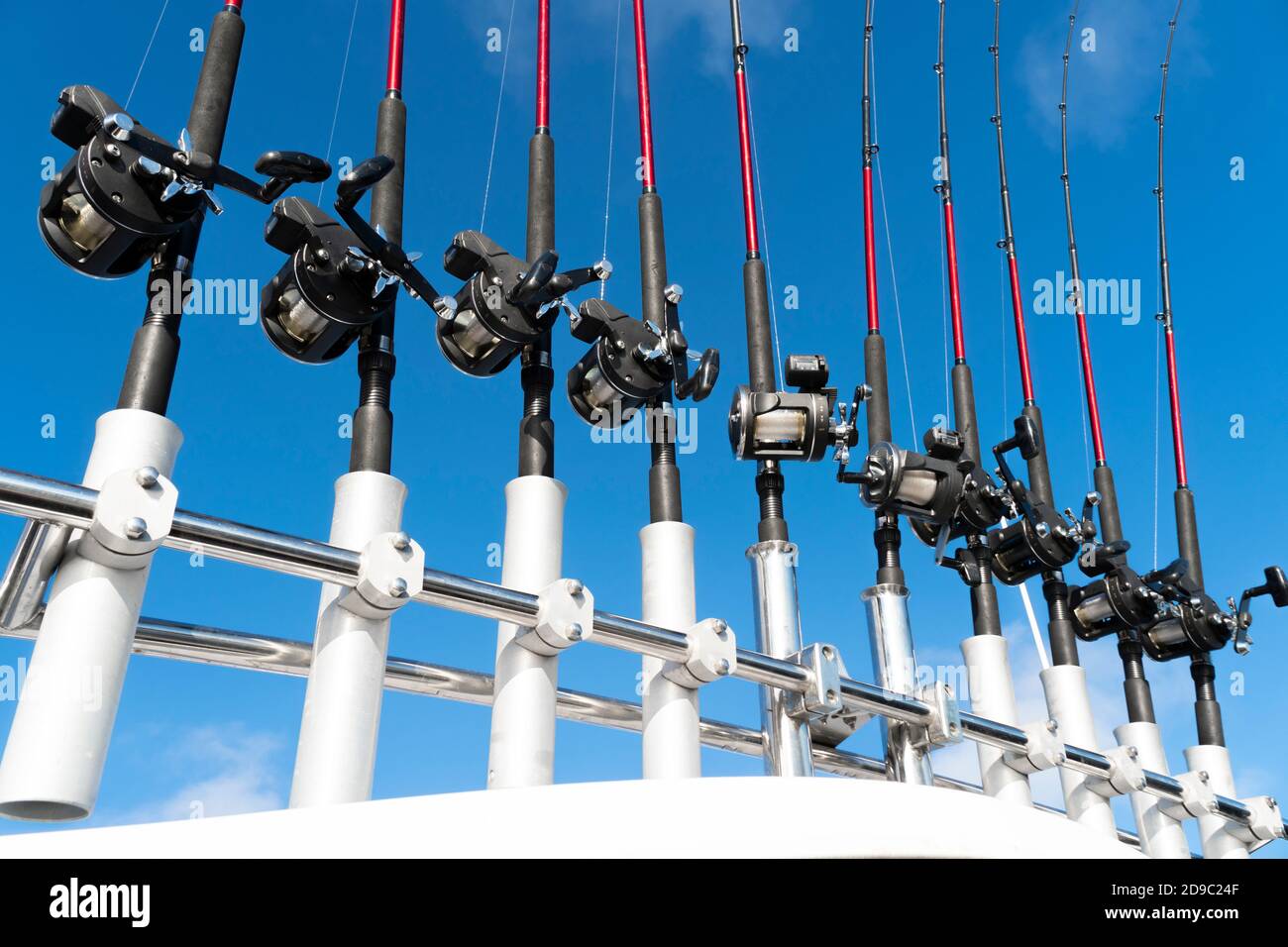 Fishing rod rods big game fishing ocean sea tropical hi-res stock  photography and images - Alamy