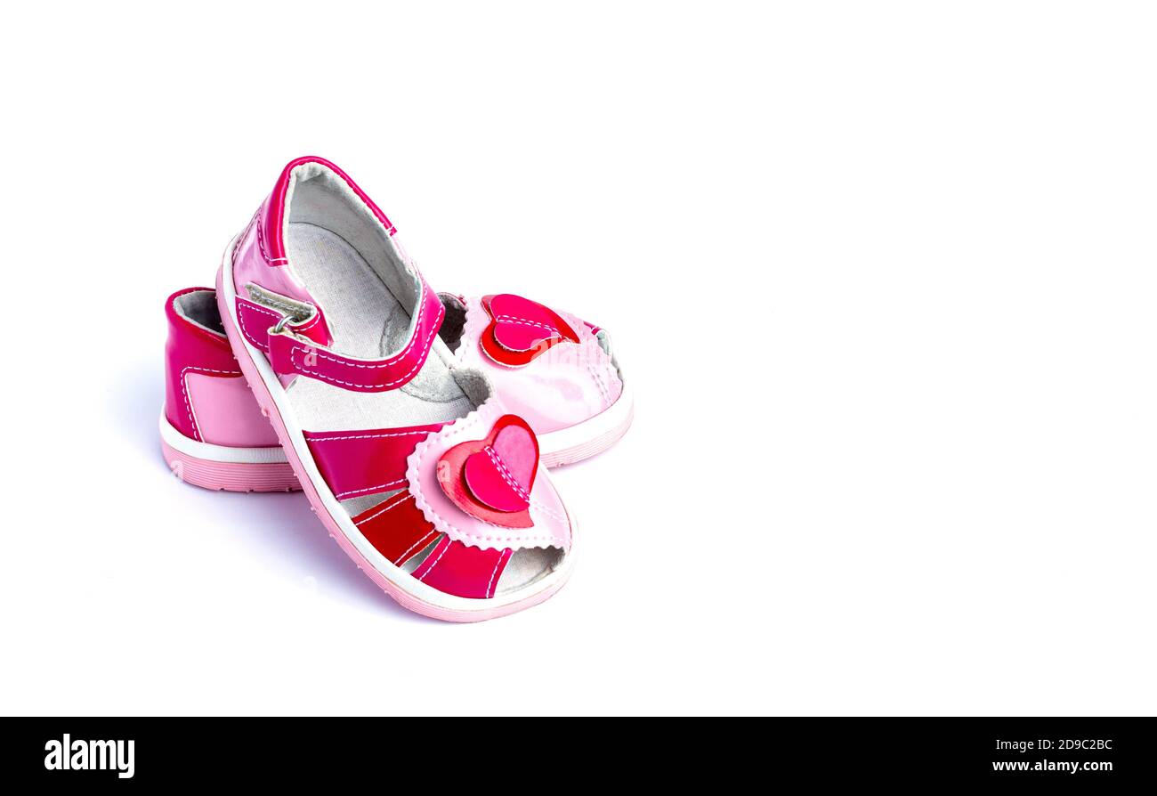 Super Smalls Red Heart Gem & Feather Play Shoes