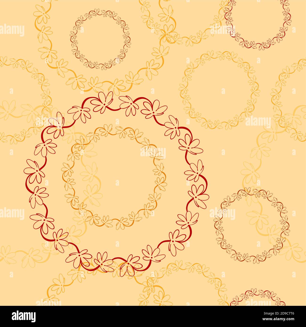 Modern seamless texture. Seamless pattern with doodle brush. Vector EPS 10 illustration. Stock Vector