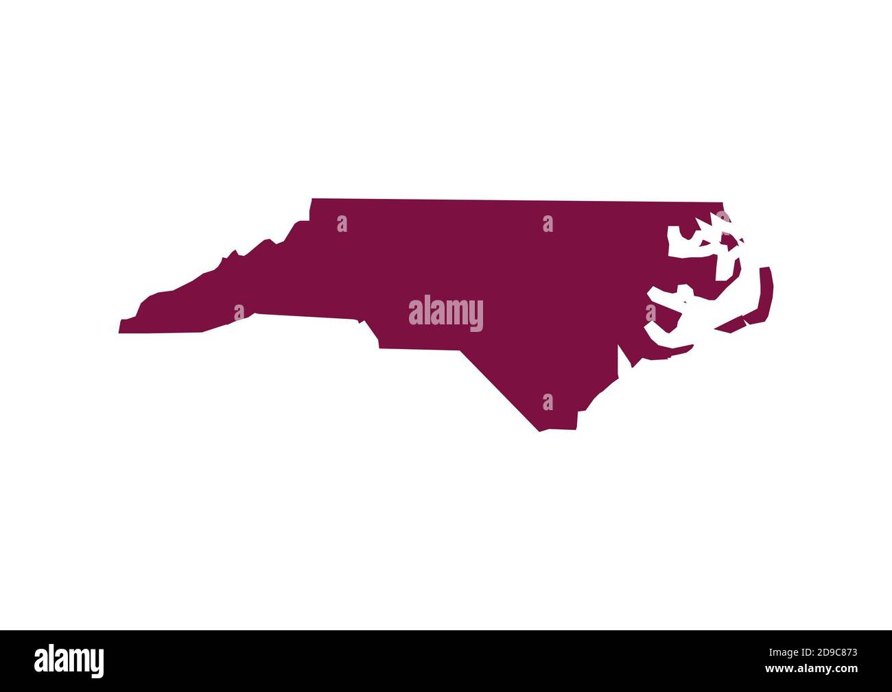map-of-north-carolina-stock-photo-alamy
