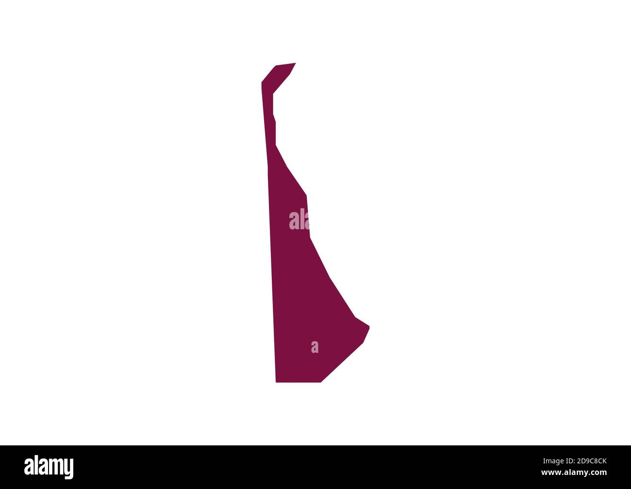 Map of Delaware Stock Photo Alamy