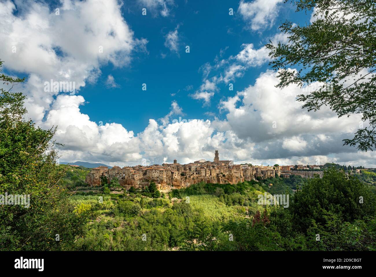 Pitigliano is a splendid town in the Tufo area in Maremma. Pitigliano, Grosseto, Tuscany, Italy, Europe Stock Photo