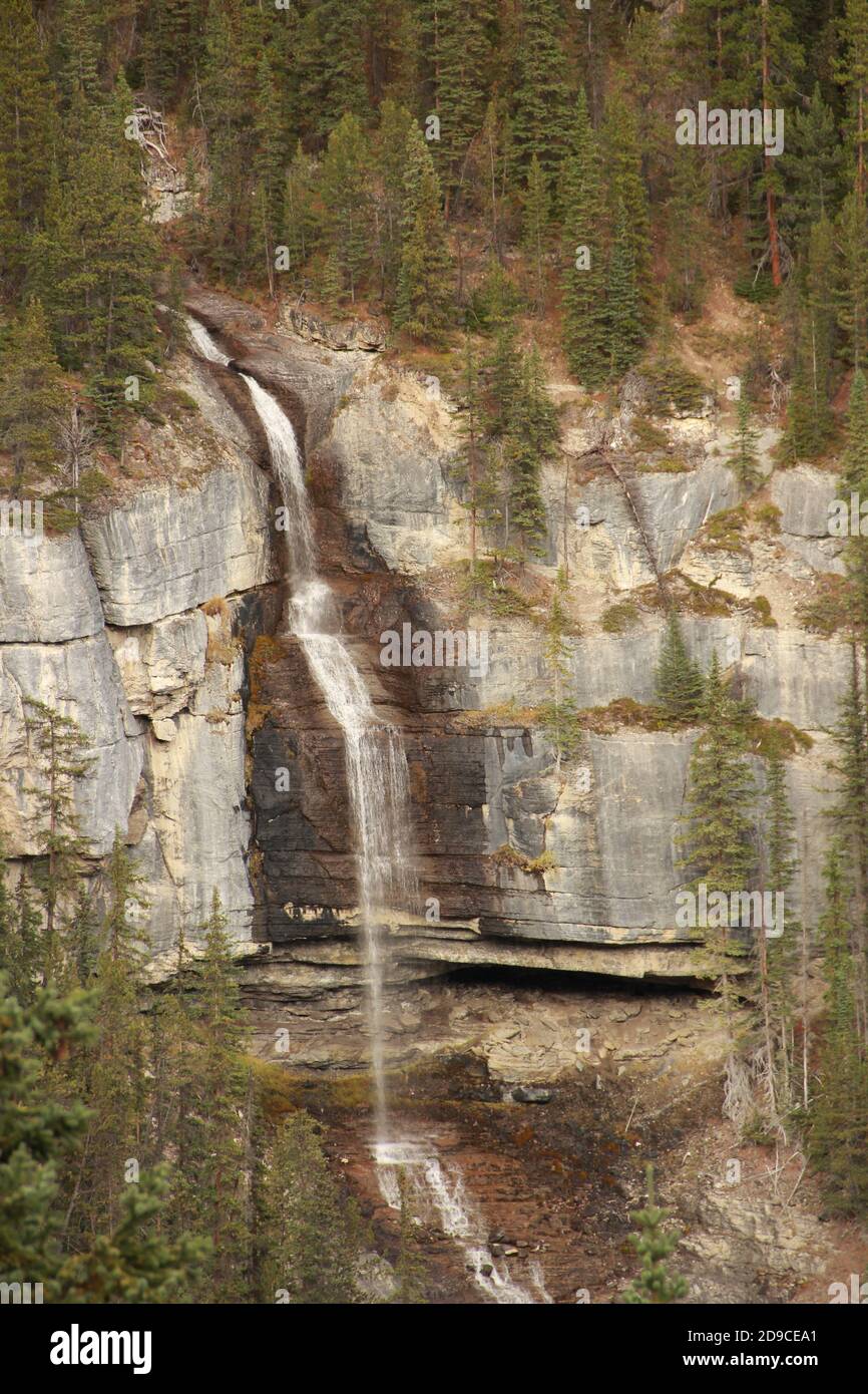 Bridal Veil Falls in Banff National Park Stock Photo Alamy