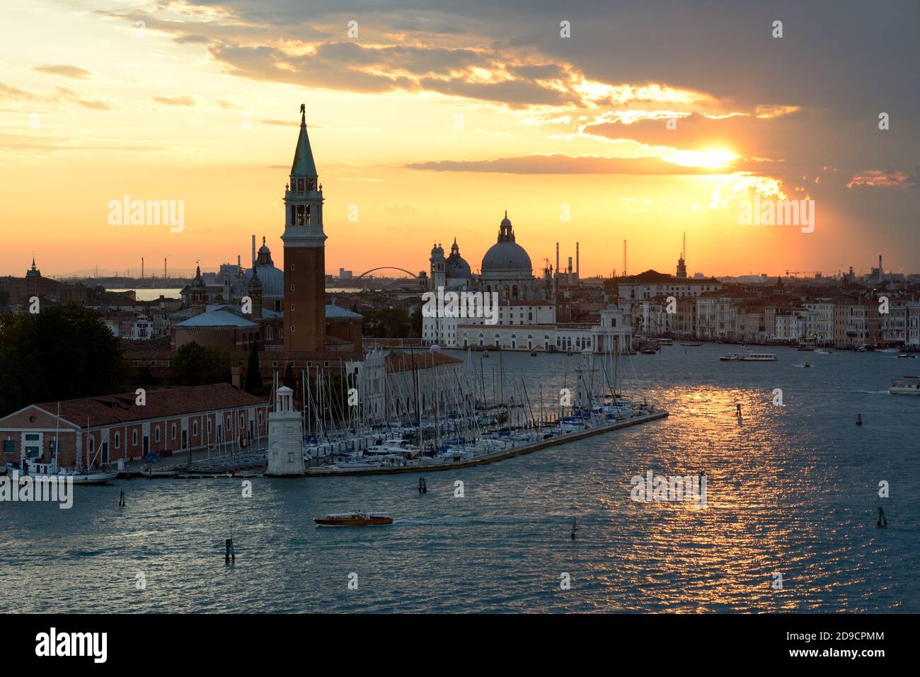 San Giorgio Maggiore at sunset, Venice Stock Photo - Alamy