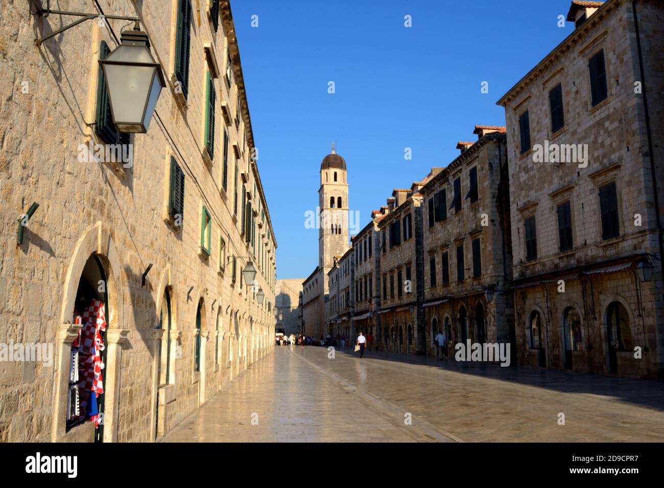 The Strada (Main Street), Dubrovnik Stock Photo
