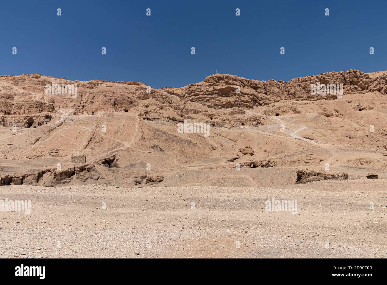 Tombs in the Valley of the Kings Stock Photo