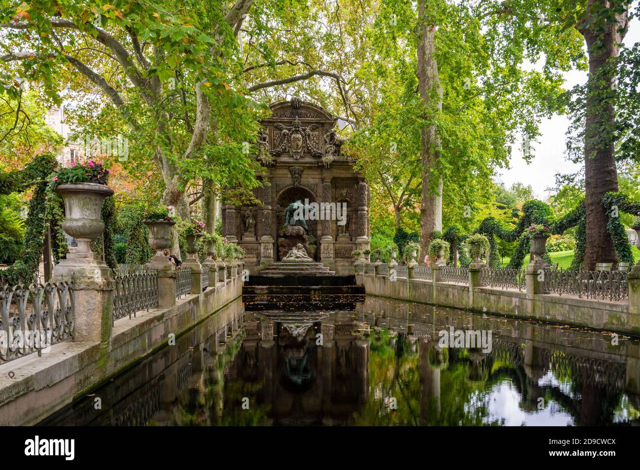 The Medici Fountain, fontaine Medicis, is a monumental fountain in the