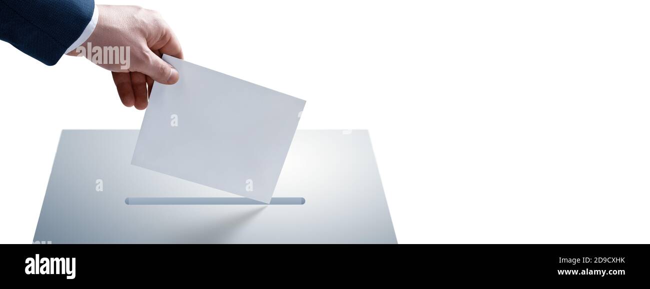 Voting and election concept. Making the right decision Stock Photo