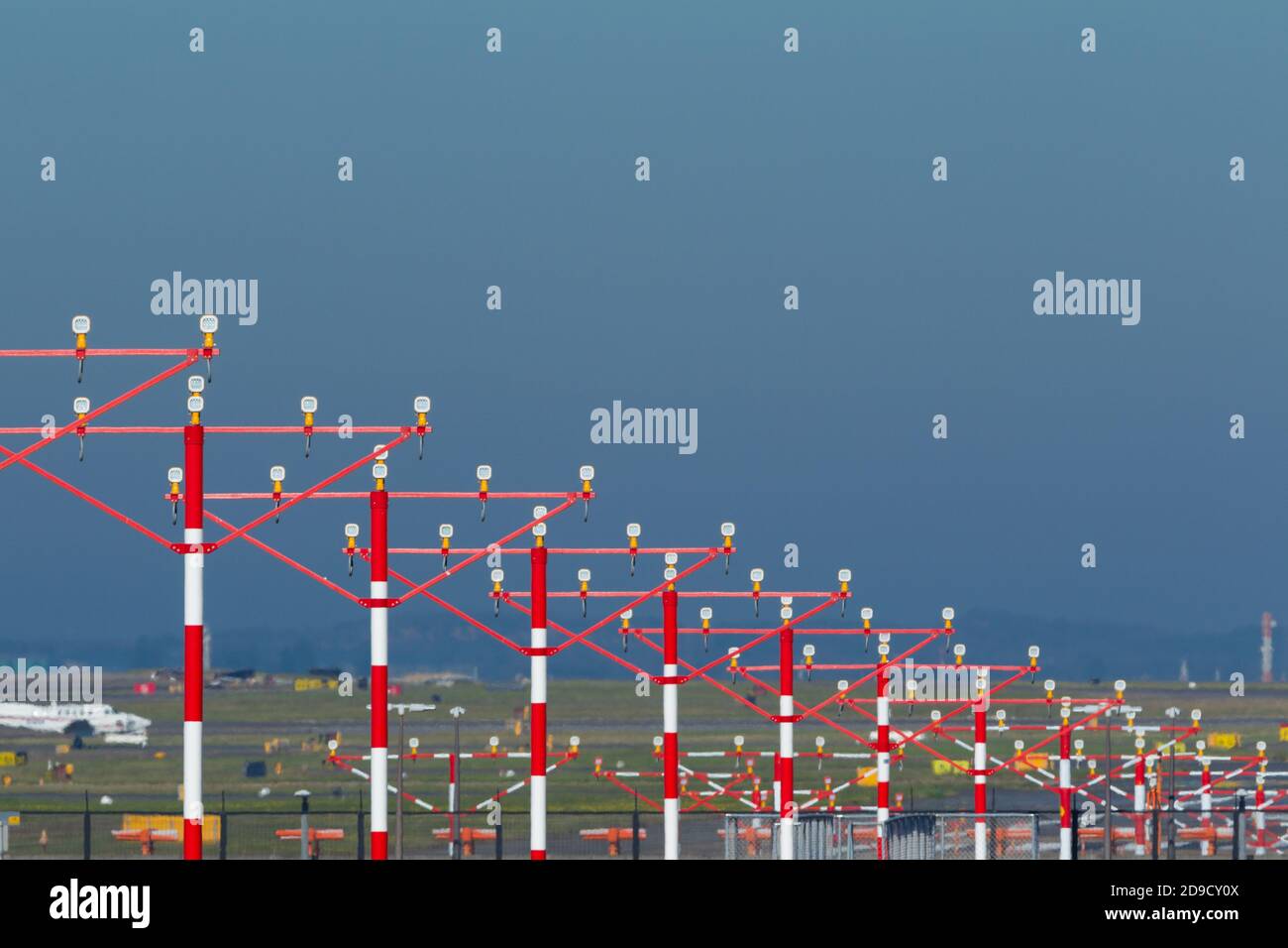 The ALS (Approach Lighting System) of Runway 16R of Sydney (Kingsford ...