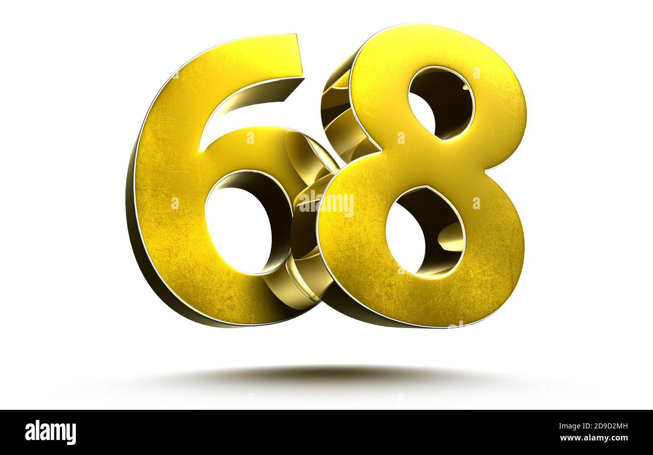 3d number 68 hi res stock photography and images Alamy