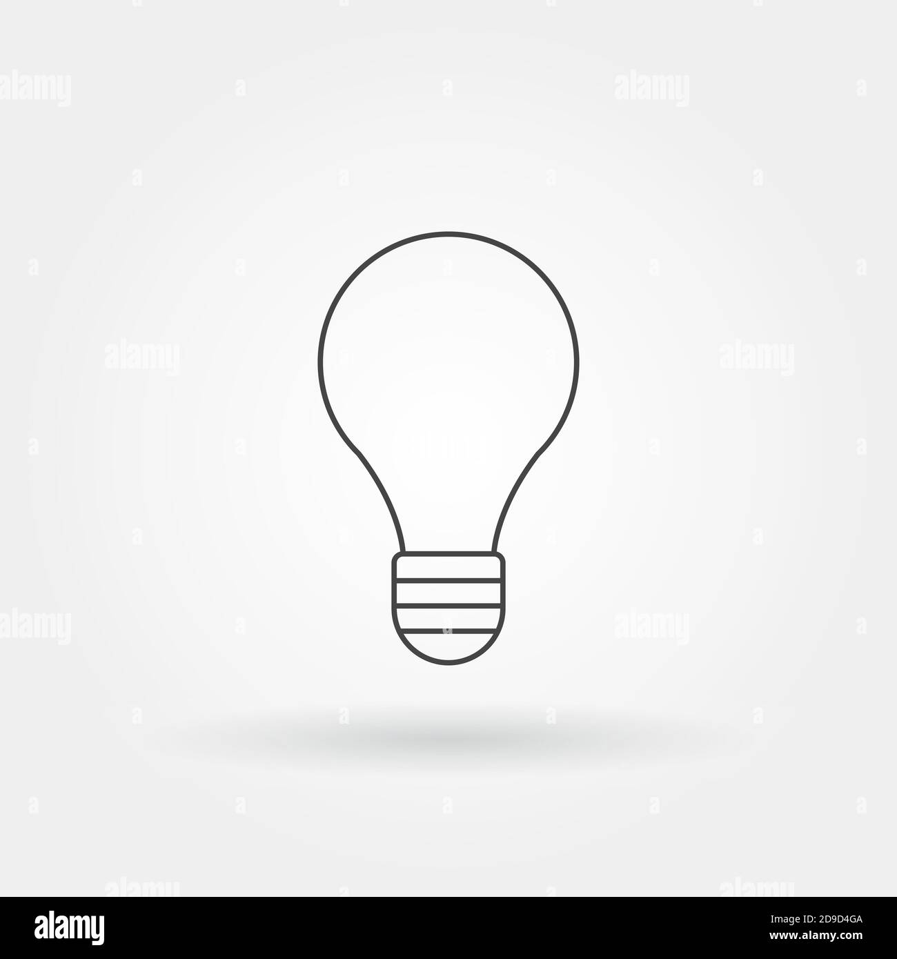 Flat light bulb icons Stock Vector Images - Alamy