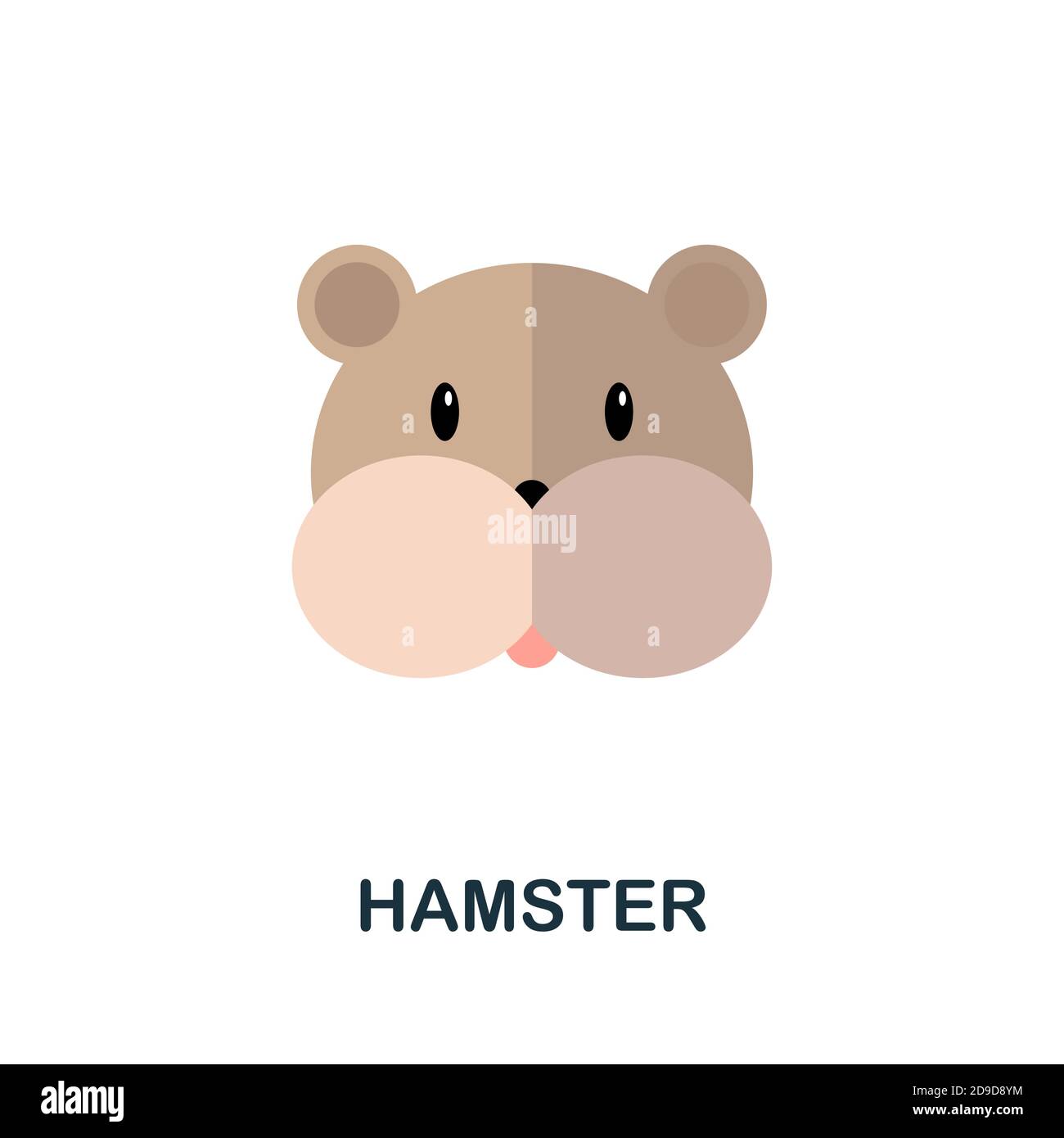 Hamster icon. Simple element from home animals collection. Creative ...