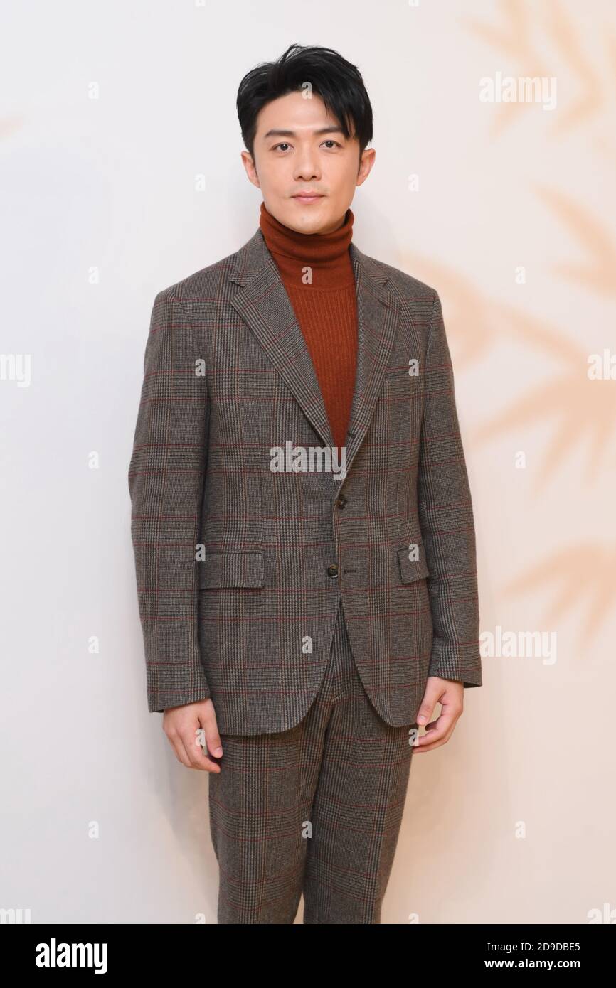 Chinese actor Li Zefeng poses for photos at the Loro Piana commercial ...