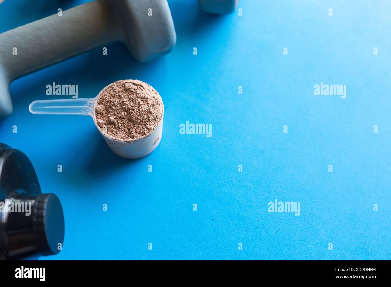 Whey Protein Shake With Chocolate Flavor Basic Food For Fitness