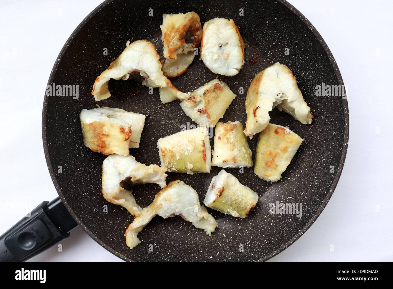 Navaga Fish Pieces cod fish hi-res stock photography and images - Alamy