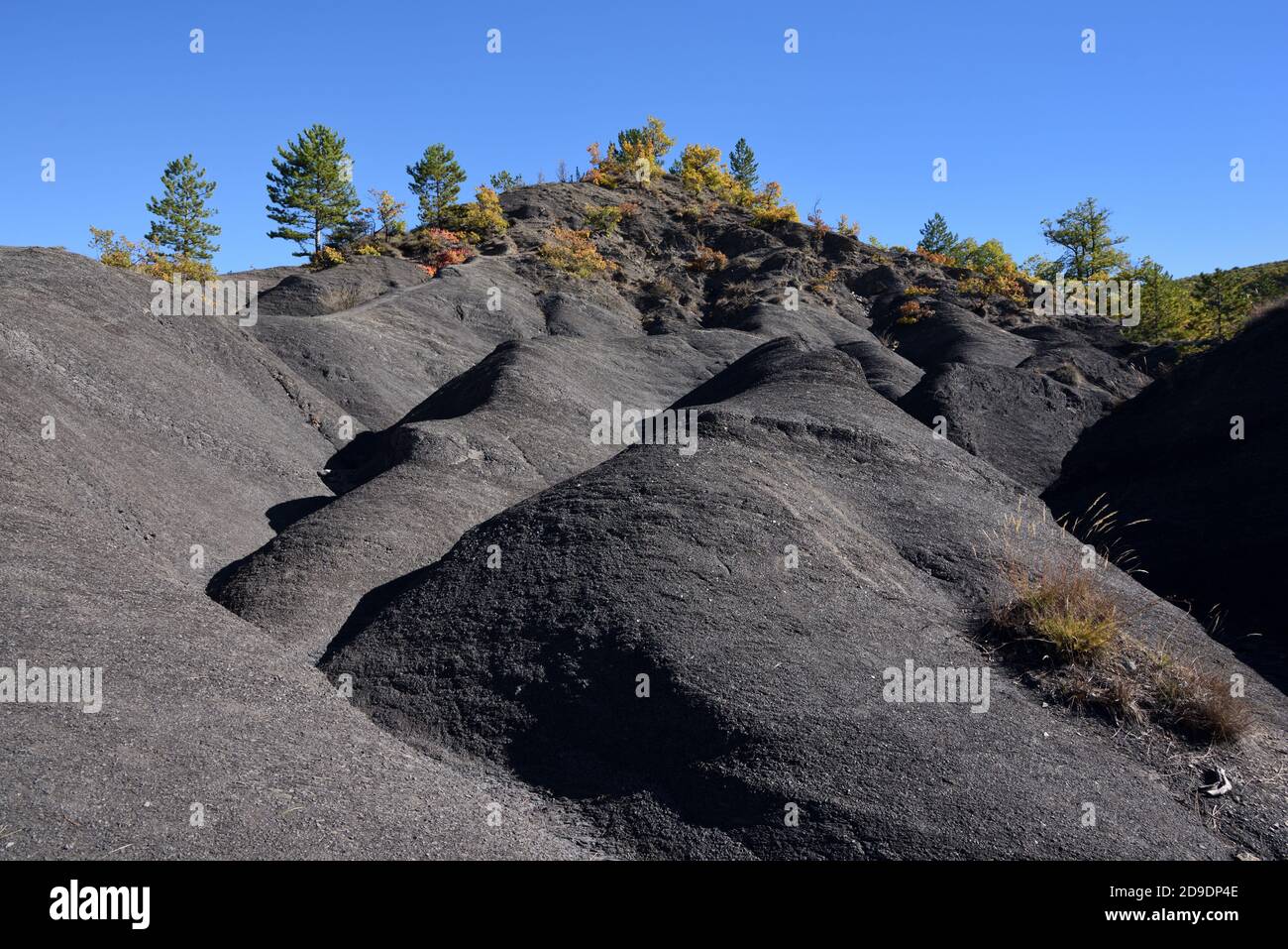Black Marl, Marlstone or Black Shale Formations known as Robines in the